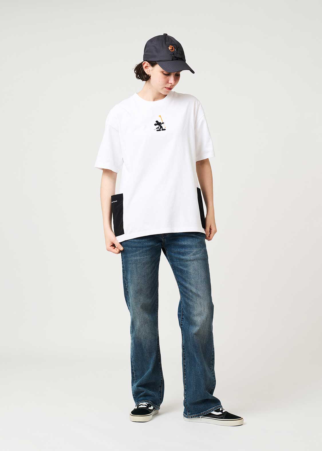 Kingdom Hearts X Graniph Fashion Collection - Let’s Close This Door For Good Side Pocket Big Silhouette T-Shirt [Release Jun 16 2026]