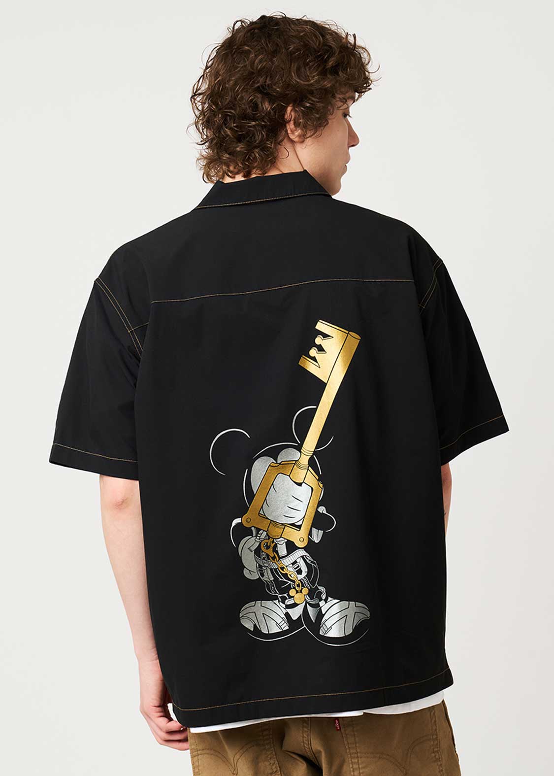 Kingdom Hearts X Graniph Fashion Collection - May My Heart Be My Guiding Key Big Silhouette Short Sleeved Shirt [Release Jun 16 2026]