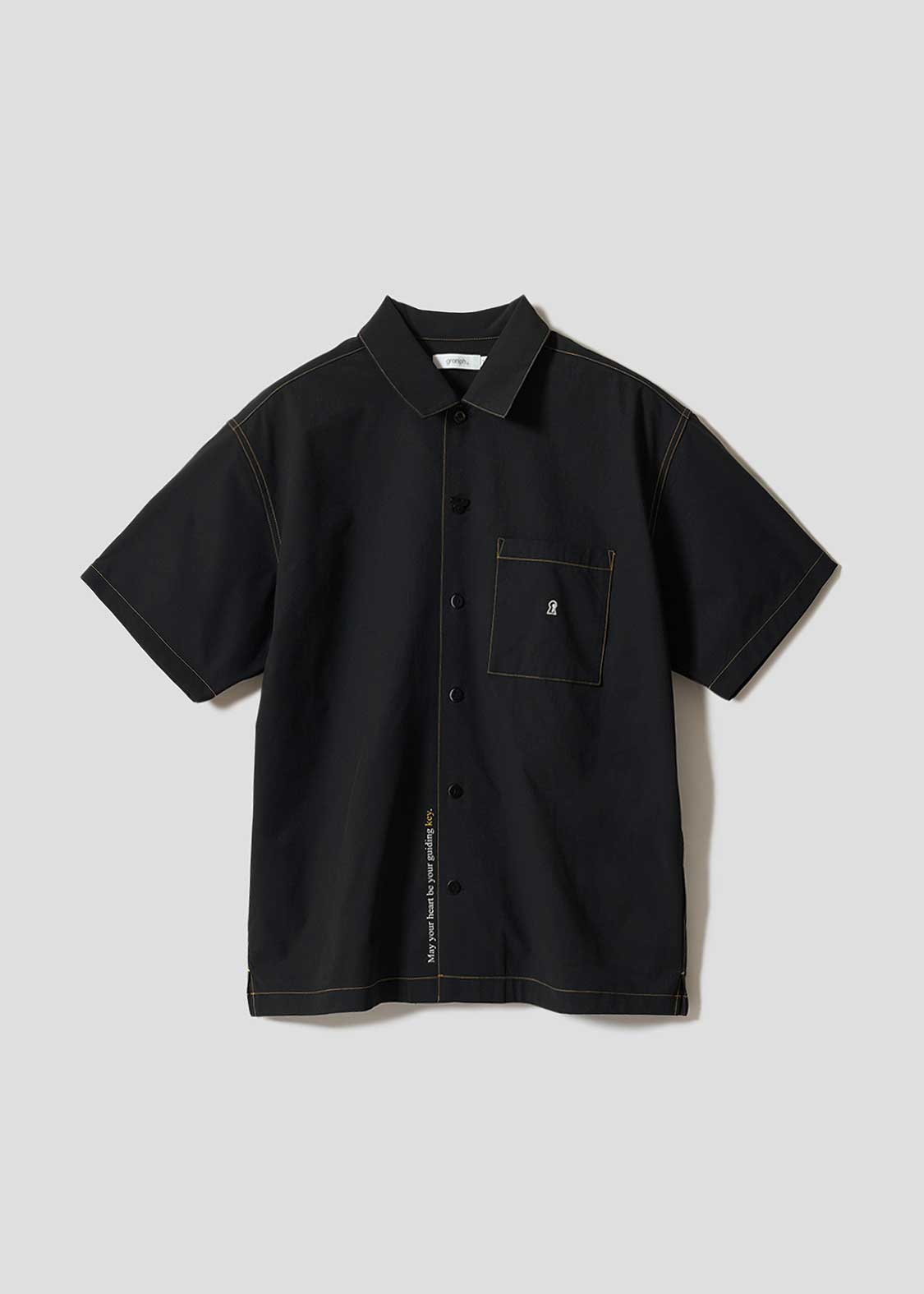 Kingdom Hearts X Graniph Fashion Collection - May My Heart Be My Guiding Key Big Silhouette Short Sleeved Shirt [Release Jun 16 2026]