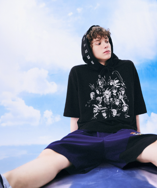 Kingdom Hearts X Graniph Fashion Collection - Organization XIII Oversized Short Sleeve Hoodie [Release Jun 16 2026]