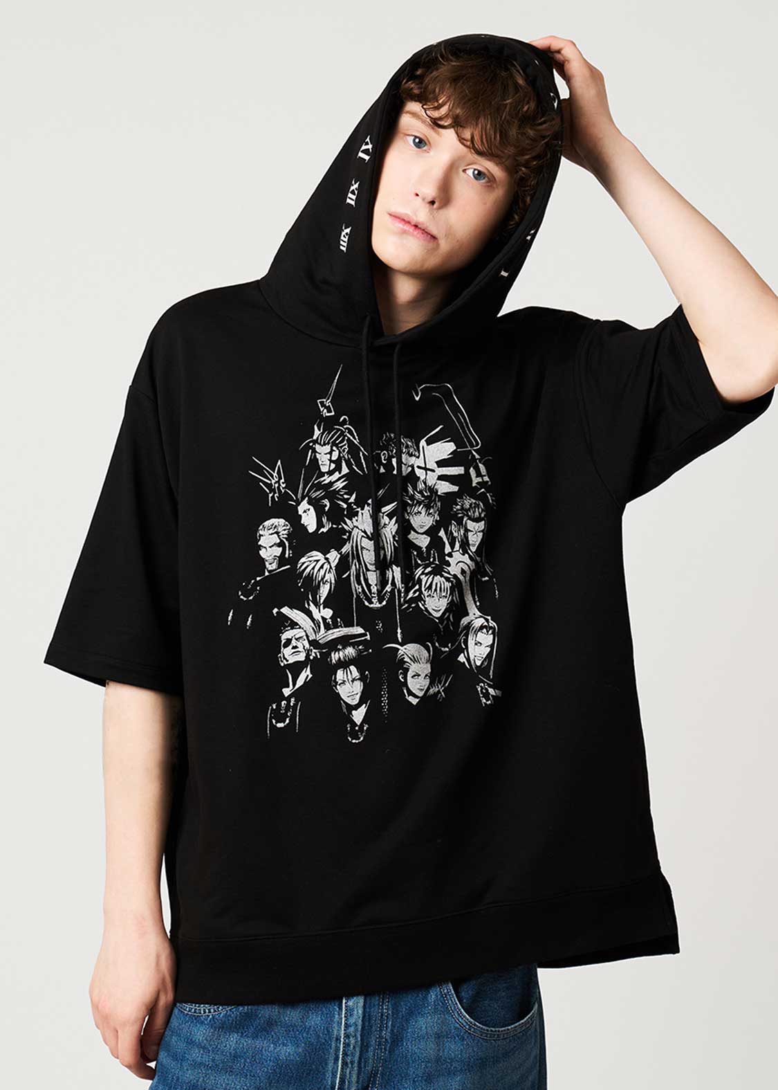 Kingdom Hearts X Graniph Fashion Collection - Organization XIII Oversized Short Sleeve Hoodie [Release Jun 16 2026]