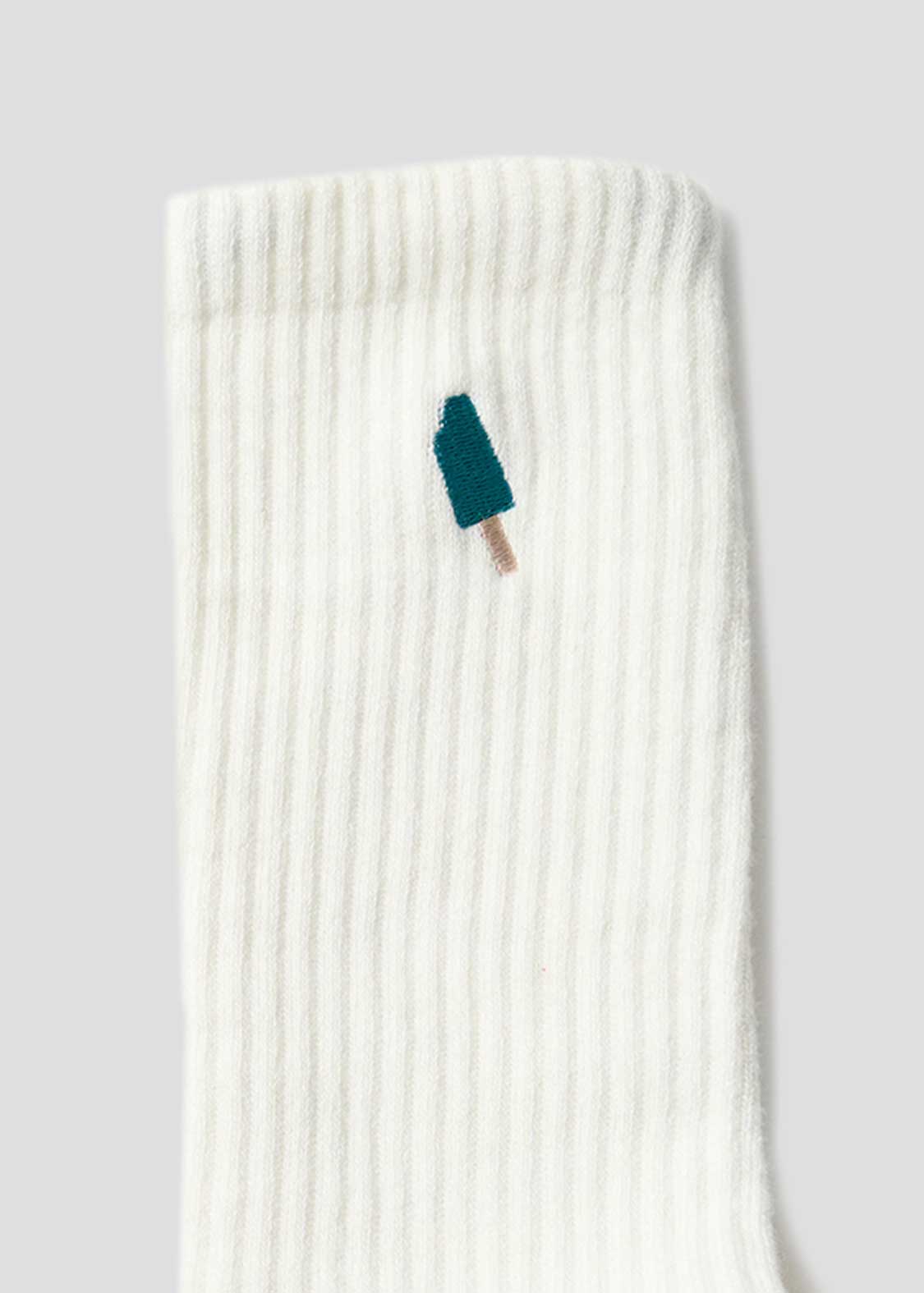 Kingdom Hearts X Graniph Fashion Collection - Sea Salt Ice Cream Mid-Calf Socks [Release Jun 16 2026]