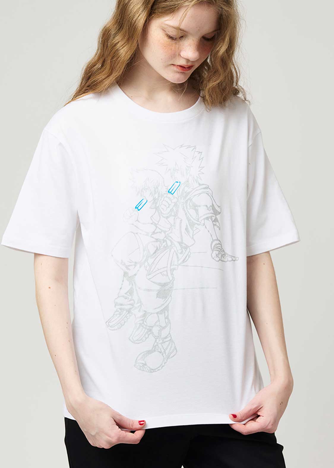 Kingdom Hearts X Graniph Fashion Collection - Sora & Roxas Loose Fit T-shirt [Release Jun 16 2026]
