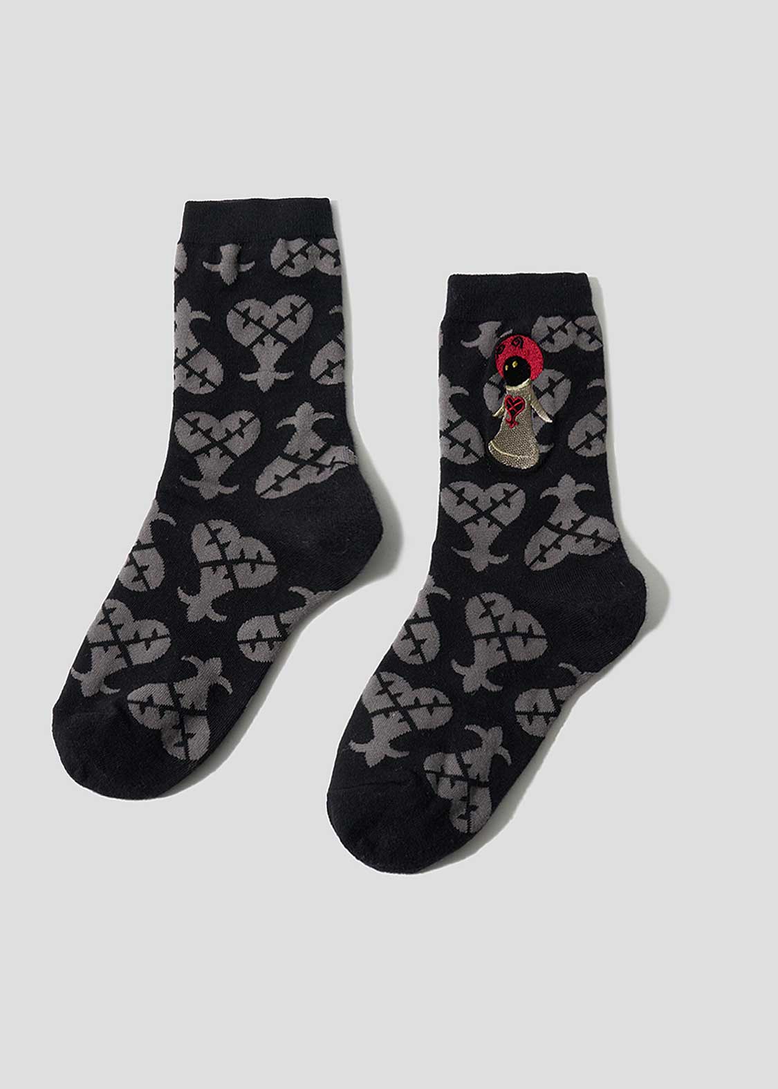 Kingdom Hearts X Graniph Fashion Collection - White Mushroom Mid-Calf Socks [Release Jun 16 2026]