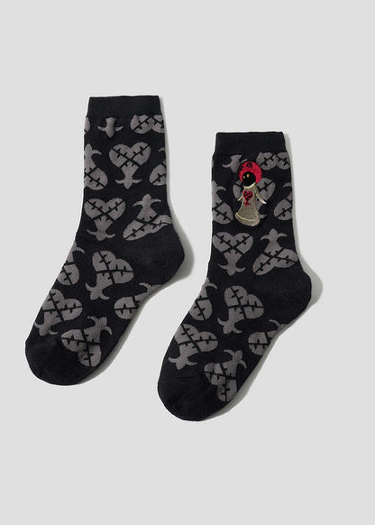 Kingdom Hearts X Graniph Fashion Collection - White Mushroom Mid-Calf Socks [Release Jun 16 2026]