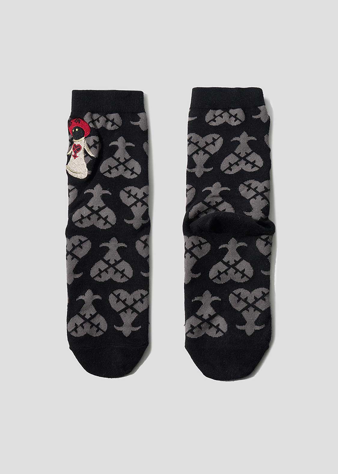 Kingdom Hearts X Graniph Fashion Collection - White Mushroom Mid-Calf Socks [Release Jun 16 2026]