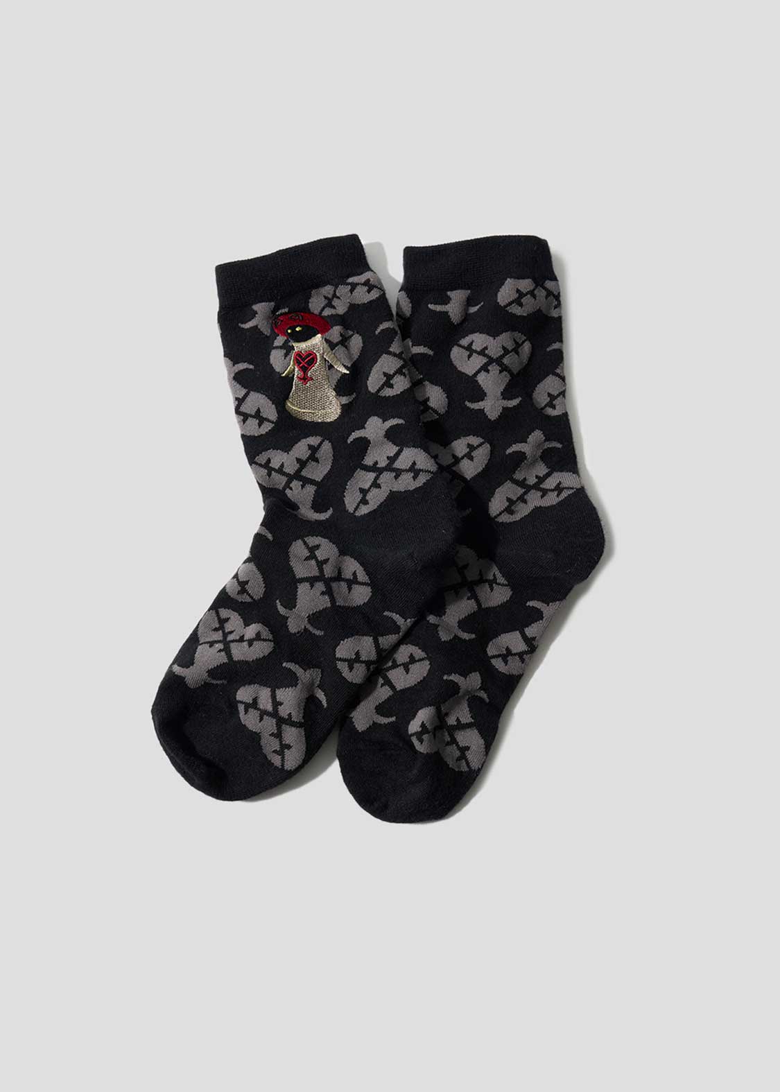 Kingdom Hearts X Graniph Fashion Collection - White Mushroom Mid-Calf Socks [Release Jun 16 2026]