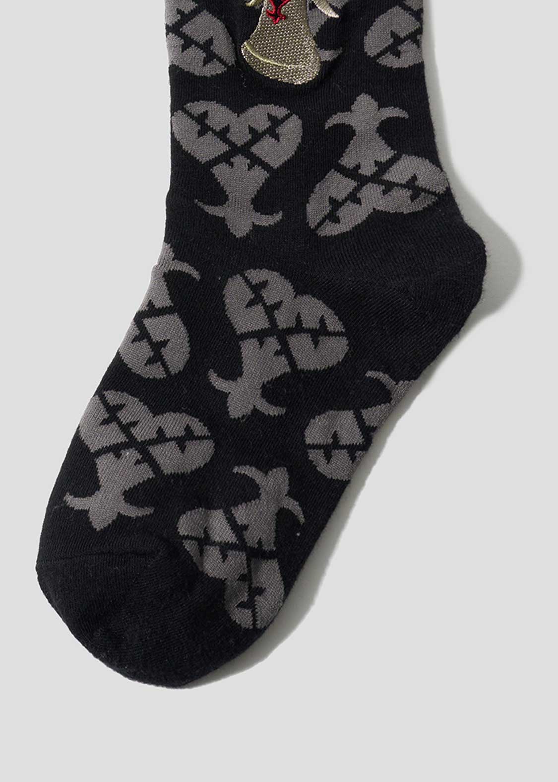 Kingdom Hearts X Graniph Fashion Collection - White Mushroom Mid-Calf Socks [Release Jun 16 2026]