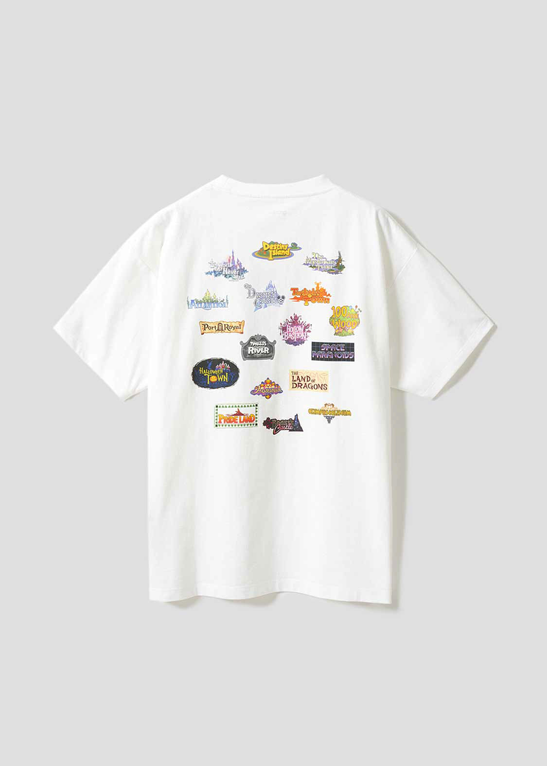 Kingdom Hearts X Graniph Fashion Collection - World Logo Big Silhouette T-shirt [Release Jun 16 2026]
