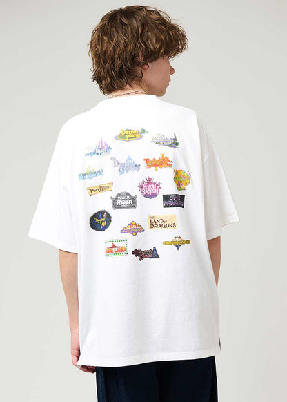 Kingdom Hearts X Graniph Fashion Collection - World Logo Big Silhouette T-shirt [Release Jun 16 2026]