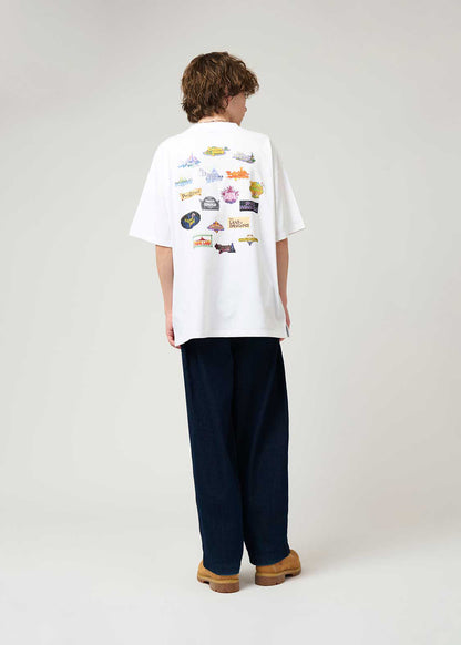 Kingdom Hearts X Graniph Fashion Collection - World Logo Big Silhouette T-shirt [Release Jun 16 2026]