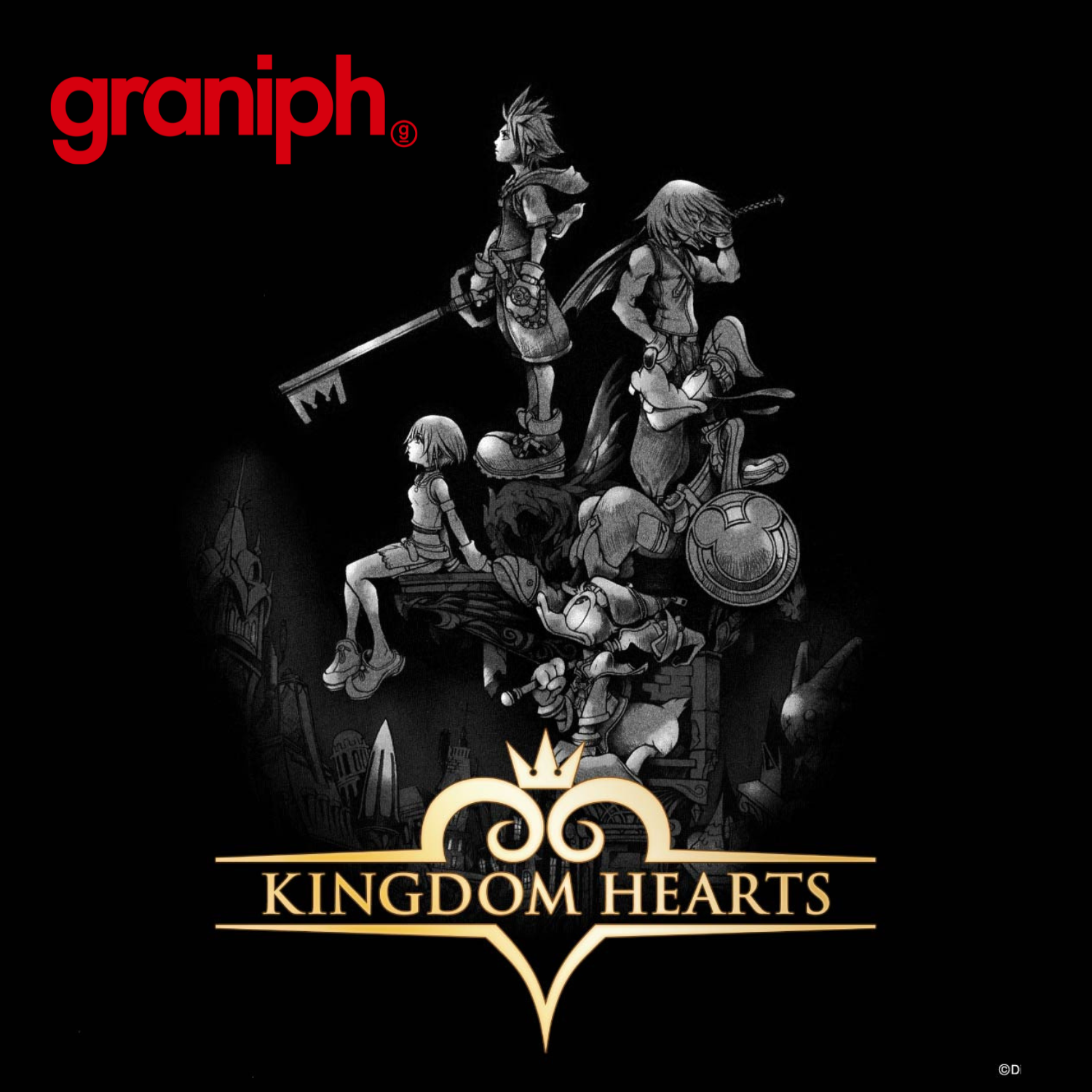 Kingdom Hearts X Graniph Fashion Collection - Let's Close This Door For Good Handy Shoulder Bag [Release Jun 16 2026]