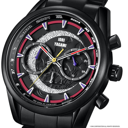 King of Fighters 30th Anniversary - Chronograph Wacth Iori Yagami