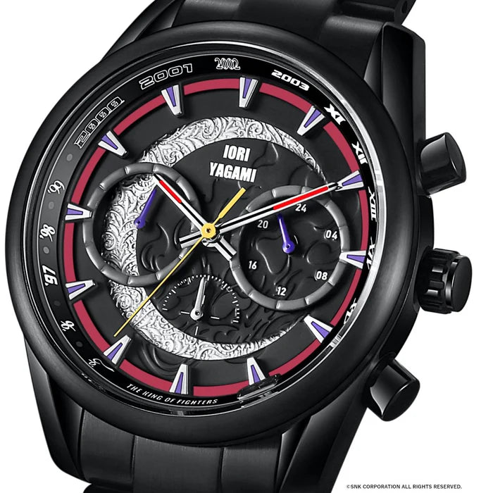 King of Fighters 30th Anniversary - Chronograph Wacth Iori Yagami