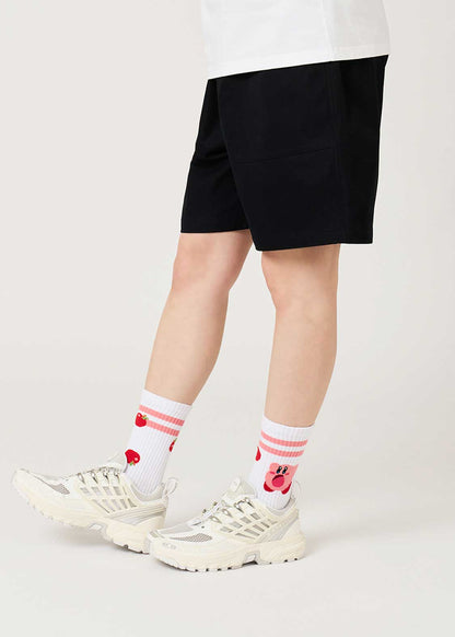 Kirby X Graniph Fashion Collection - Apple and Kirby Long Socks [Pre-Order Jun 2026]