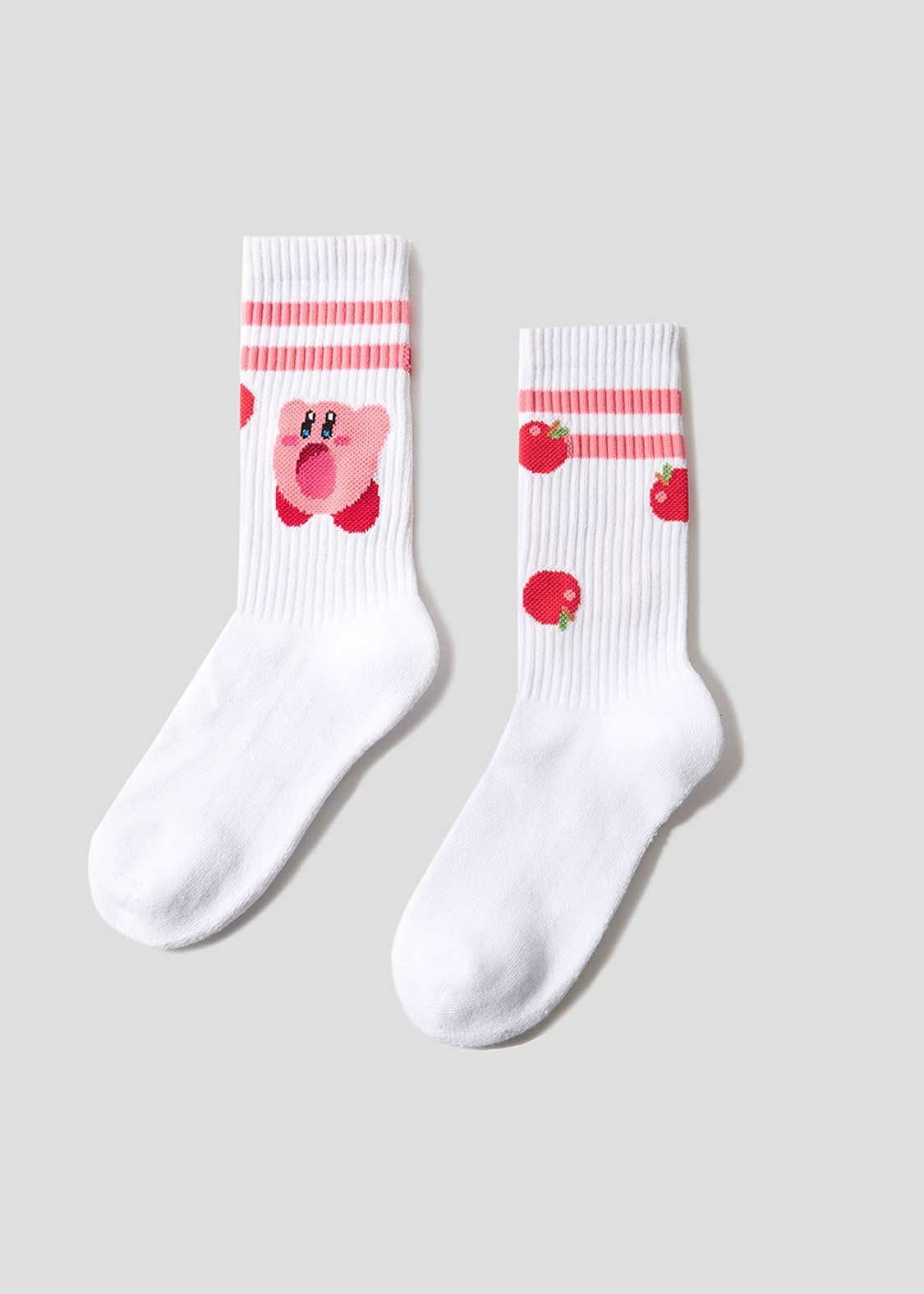 Kirby X Graniph Fashion Collection - Apple and Kirby Long Socks [Pre-Order Jun 2026]