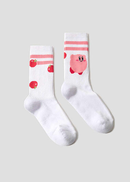 Kirby X Graniph Fashion Collection - Apple and Kirby Long Socks [Pre-Order Jun 2026]