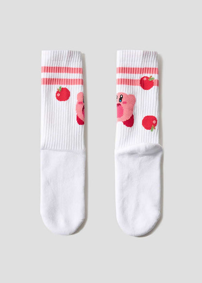 Kirby X Graniph Fashion Collection - Apple and Kirby Long Socks [Pre-Order Jun 2026]