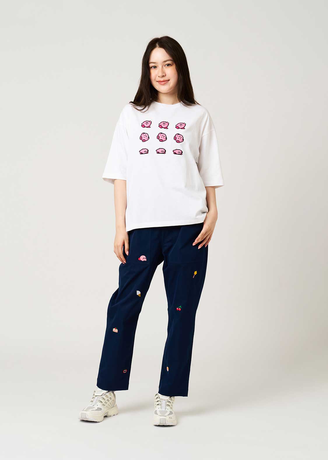 Kirby X Graniph Fashion Collection - Clear Dance Big Silhouette T-Shirt [Pre-Order Mar 2026]
