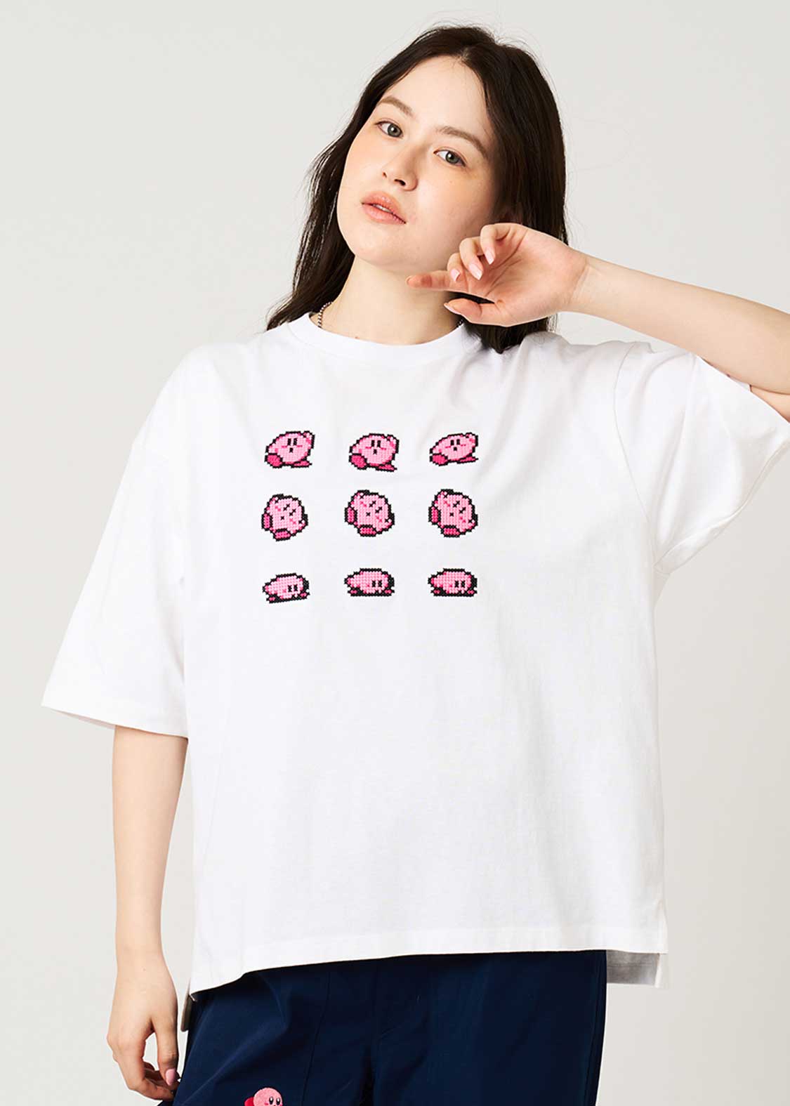 Kirby X Graniph Fashion Collection - Clear Dance Big Silhouette T-Shirt [Pre-Order Mar 2026]