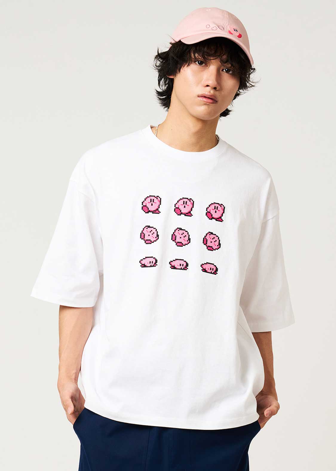 Kirby X Graniph Fashion Collection - Clear Dance Big Silhouette T-Shirt [Pre-Order Mar 2026]