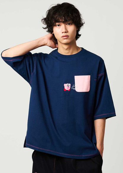 Kirby X Graniph Fashion Collection - Inhale The Pocket Big Silhouette T-Shirt [Pre-Order Jun 2026]