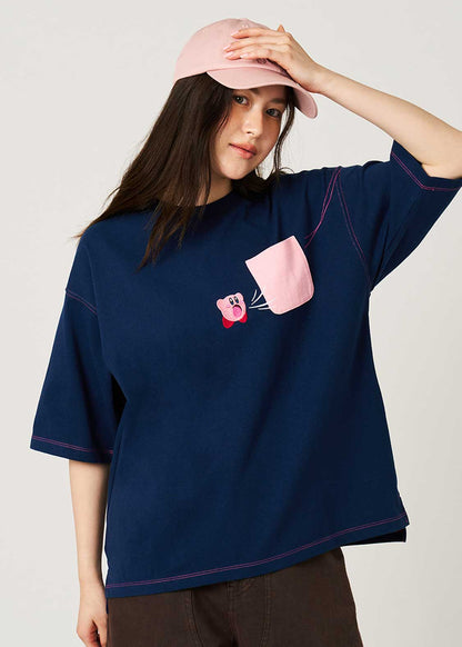 Kirby X Graniph Fashion Collection - Inhale The Pocket Big Silhouette T-Shirt [Pre-Order Jun 2026]