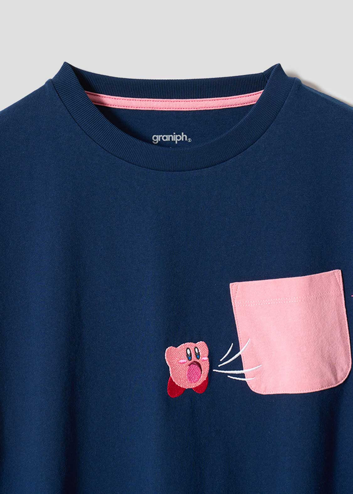 Kirby X Graniph Fashion Collection - Inhale The Pocket Big Silhouette T-Shirt [Pre-Order Jun 2026]
