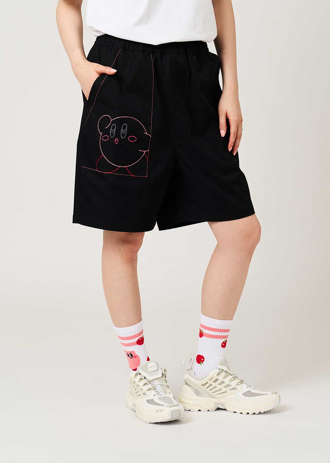 Kirby X Graniph Fashion Collection - Inhale The Stitches Big Silhouette Shorts [Pre-Order Mar 2026]