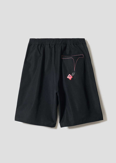 Kirby X Graniph Fashion Collection - Inhale The Stitches Big Silhouette Shorts