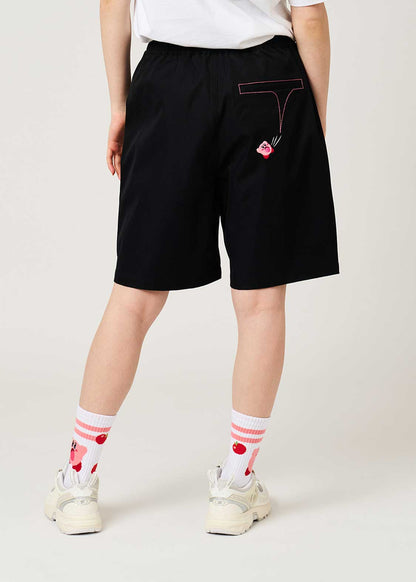 Kirby X Graniph Fashion Collection - Inhale The Stitches Big Silhouette Shorts [Pre-Order Mar 2026]
