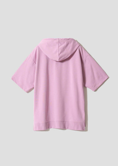 Kirby X Graniph Fashion Collection - Kirby Face Oversized Short Sleeve Hoodie