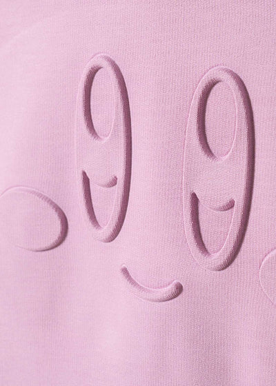 Kirby X Graniph Fashion Collection - Kirby Face Oversized Short Sleeve Hoodie
