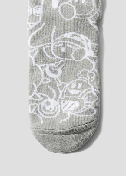 Kirby X Graniph Fashion Collection - Pattern Mid-lenght Socks