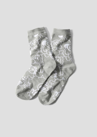 Kirby X Graniph Fashion Collection - Pattern Mid-lenght Socks [Pre-Order Mar 2026]
