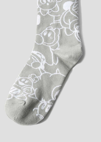 Kirby X Graniph Fashion Collection - Pattern Mid-lenght Socks [Pre-Order Mar 2026]