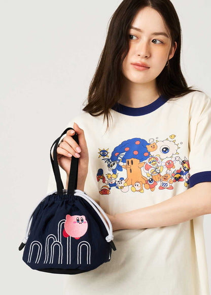Kirby X Graniph Fashion Collection - Pupupu Land Nylon String Bag [Pre-Order Mar 2026]