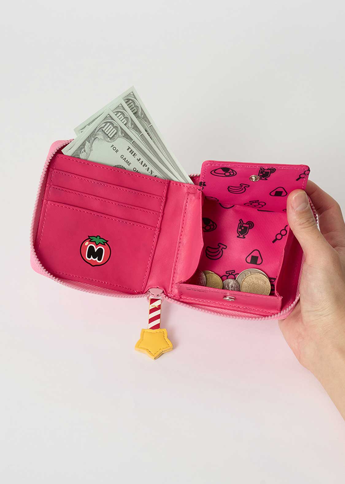 Kirby X Graniph Fashion Collection - Pukupuku Kirby Zip Wallet