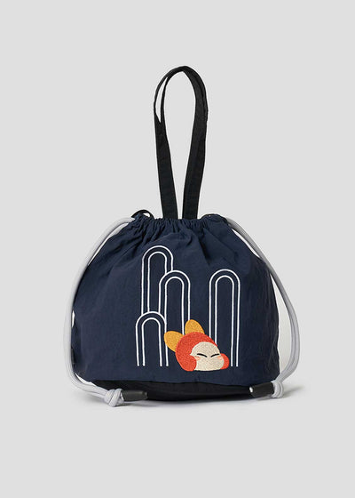 Kirby X Graniph Fashion Collection - Pupupu Land Nylon String Bag [Pre-Order Jun 2026]