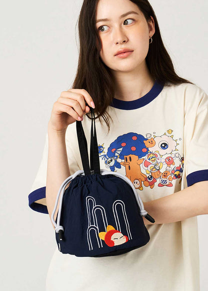 Kirby X Graniph Fashion Collection - Pupupu Land Nylon String Bag [Pre-Order Mar 2026]