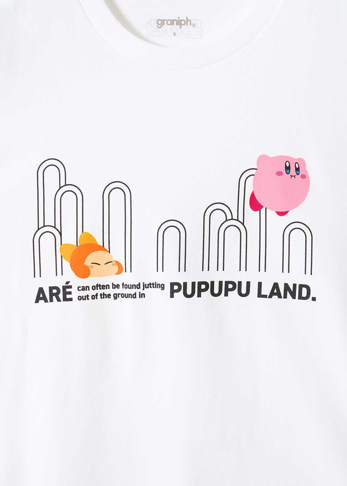 Kirby X Graniph Fashion Collection - Pupupu Land T-Shirt [Pre-Order Mar 2026]