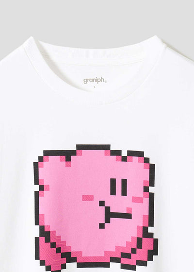 Kirby X Graniph Fashion Collection - Tekuteku Kirby T-Shirt [Pre-Order Jun 2026]