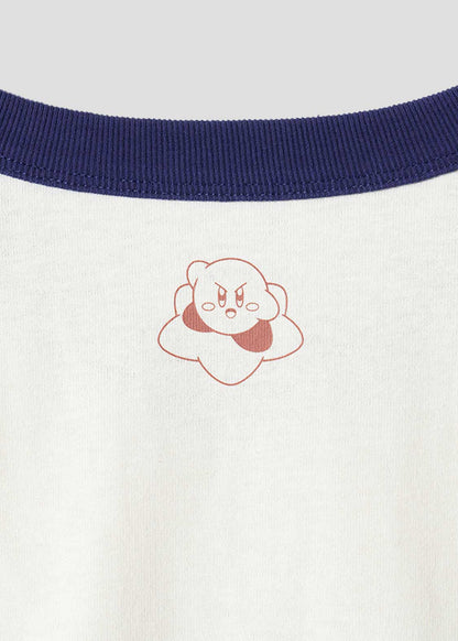 Kirby X Graniph Fashion Collection - This is tough! Big Silhouette Trim T-Shirt [Pre-Order Mar 2026]