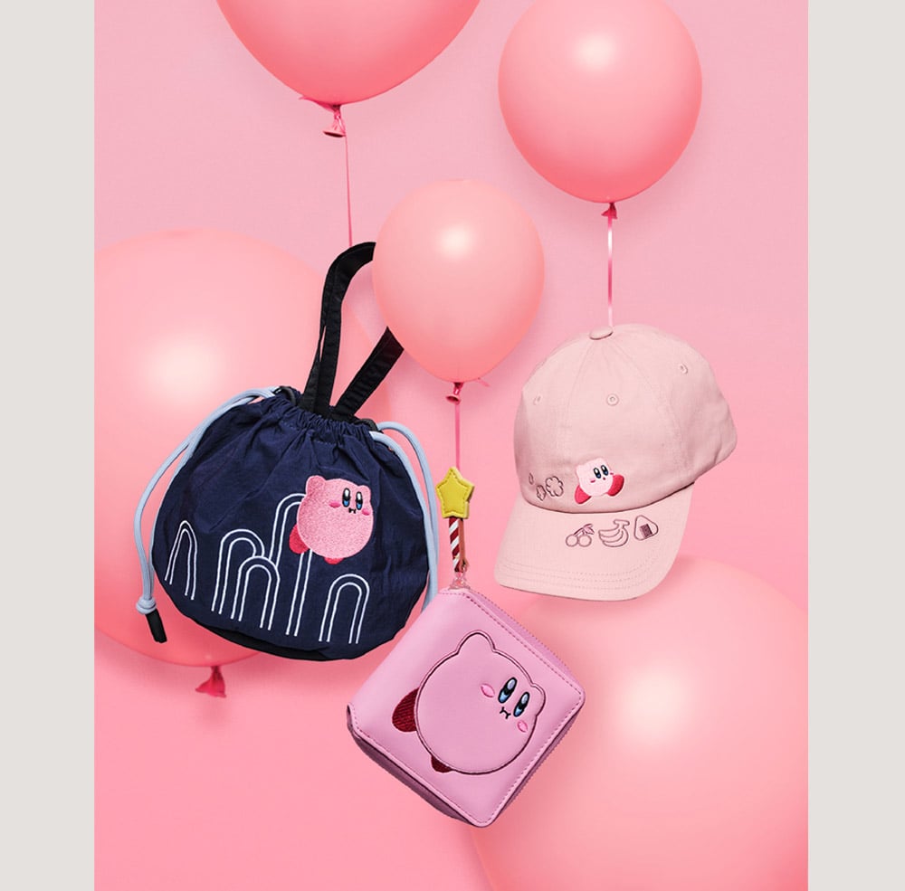 Kirby X Graniph Fashion Collection - Pupupu Land Nylon String Bag