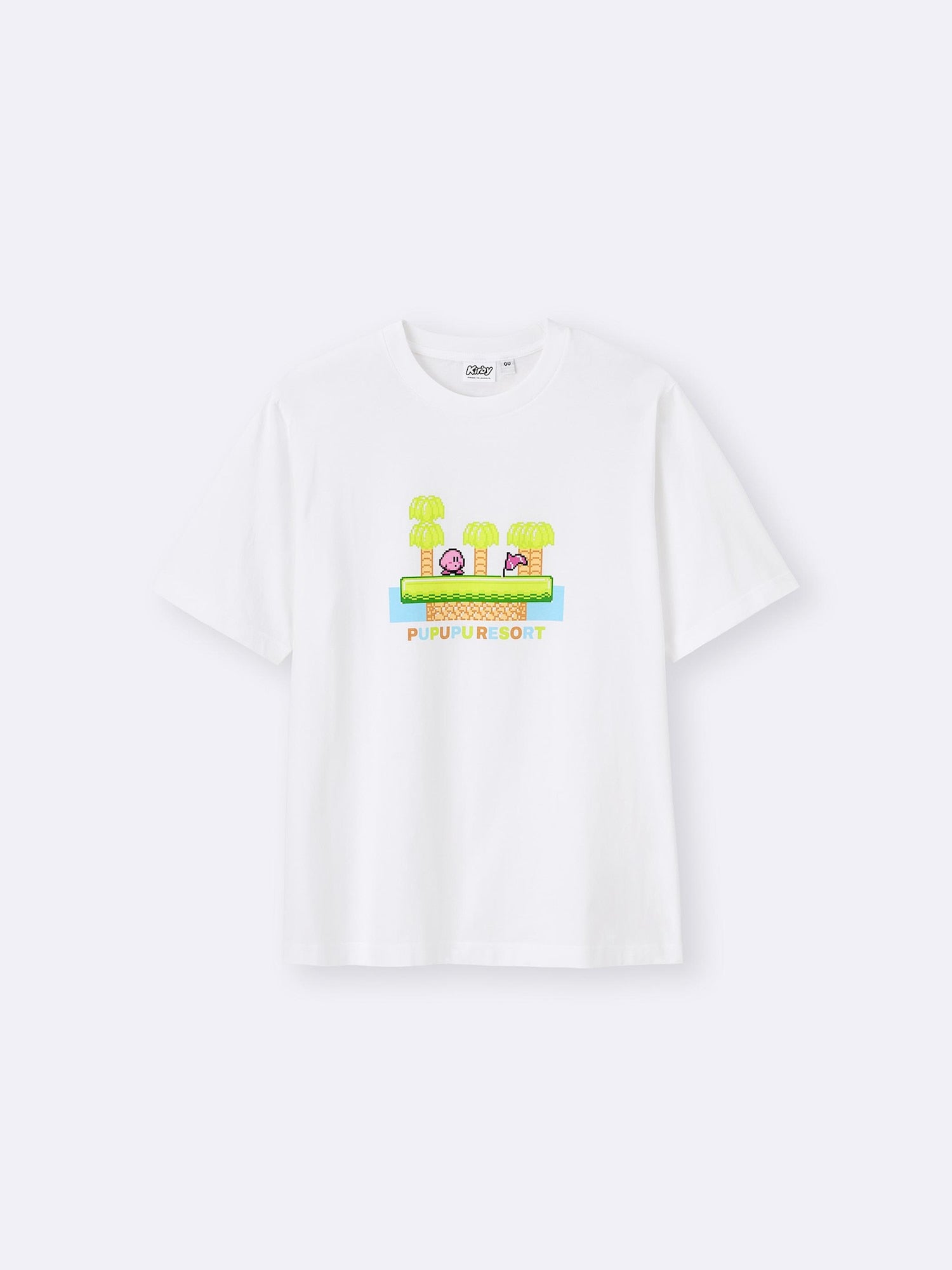 Kirby x GU Pupupu Resort - Men Graphic T-shirt Flag [Pre-Order May 2026]