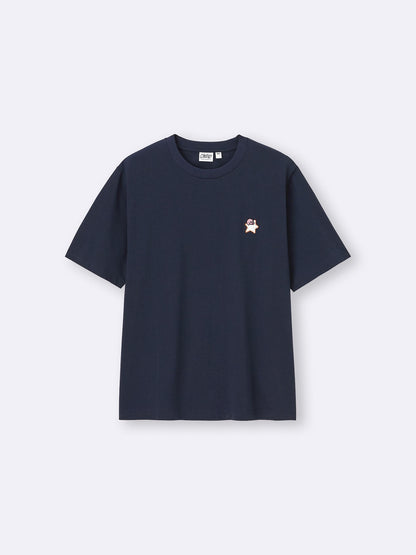 Kirby x GU Pupupu Resort - Men Graphic T-shirt Kirby On A Star [Pre-Order May 2026]