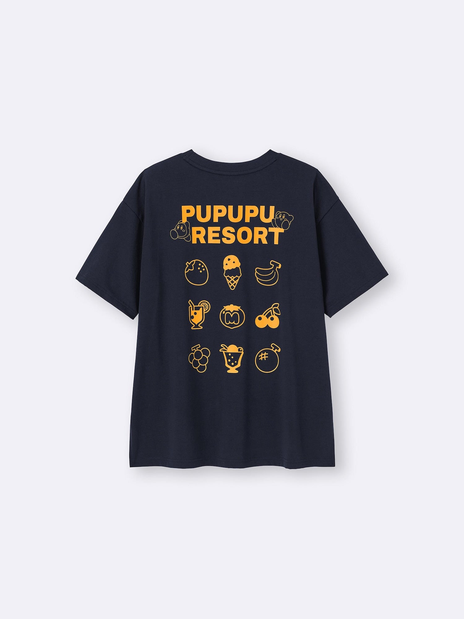 Kirby x GU Pupupu Resort - Women Graphic T-shirt Juice [Pre-Order May 2026]