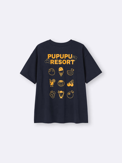 Kirby x GU Pupupu Resort - Women Graphic T-shirt Juice [Pre-Order May 2026]