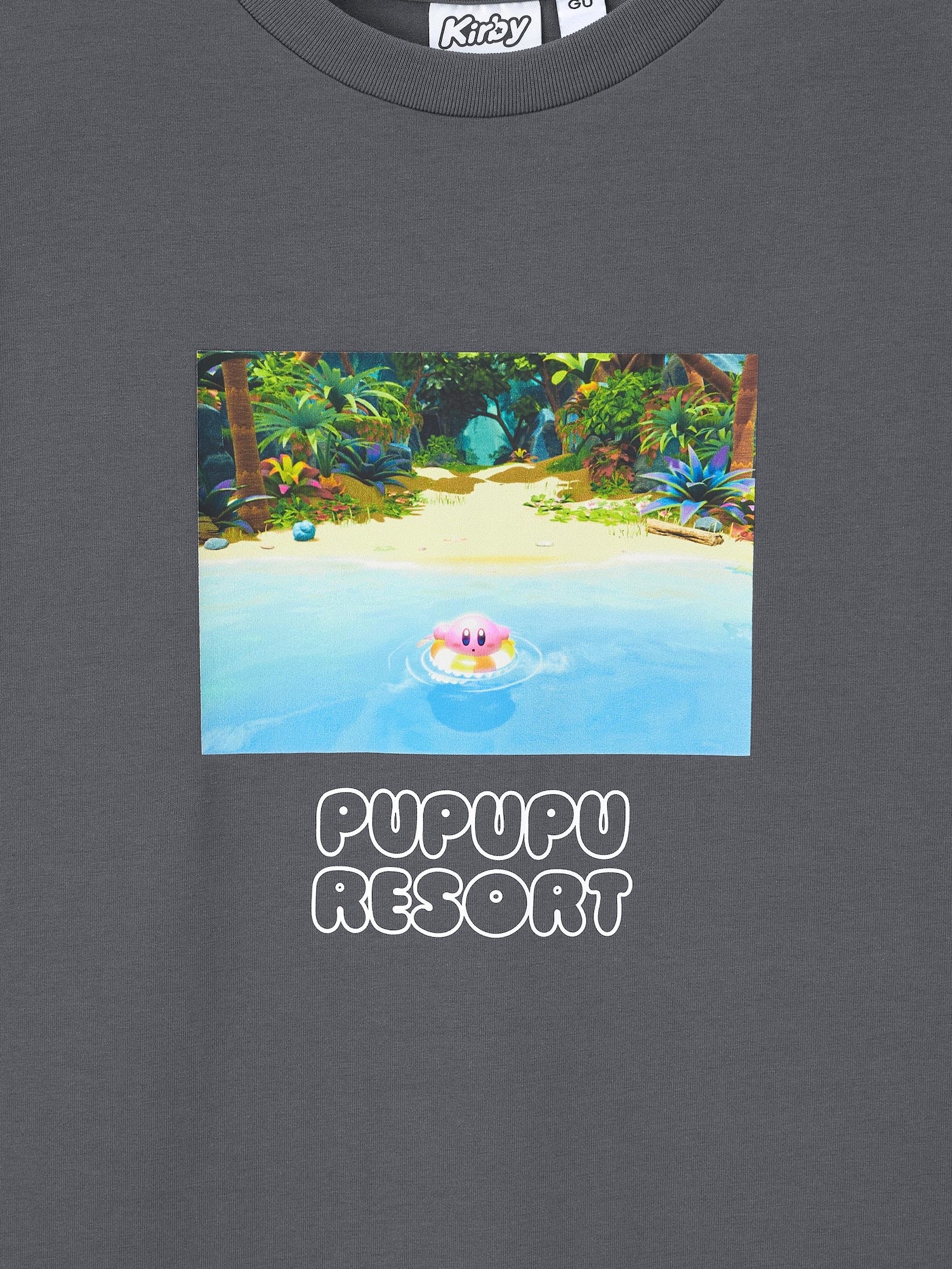 Kirby x GU Pupupu Resort - Women Graphic T-shirt (2 Colors) [Pre-Order May 2026]