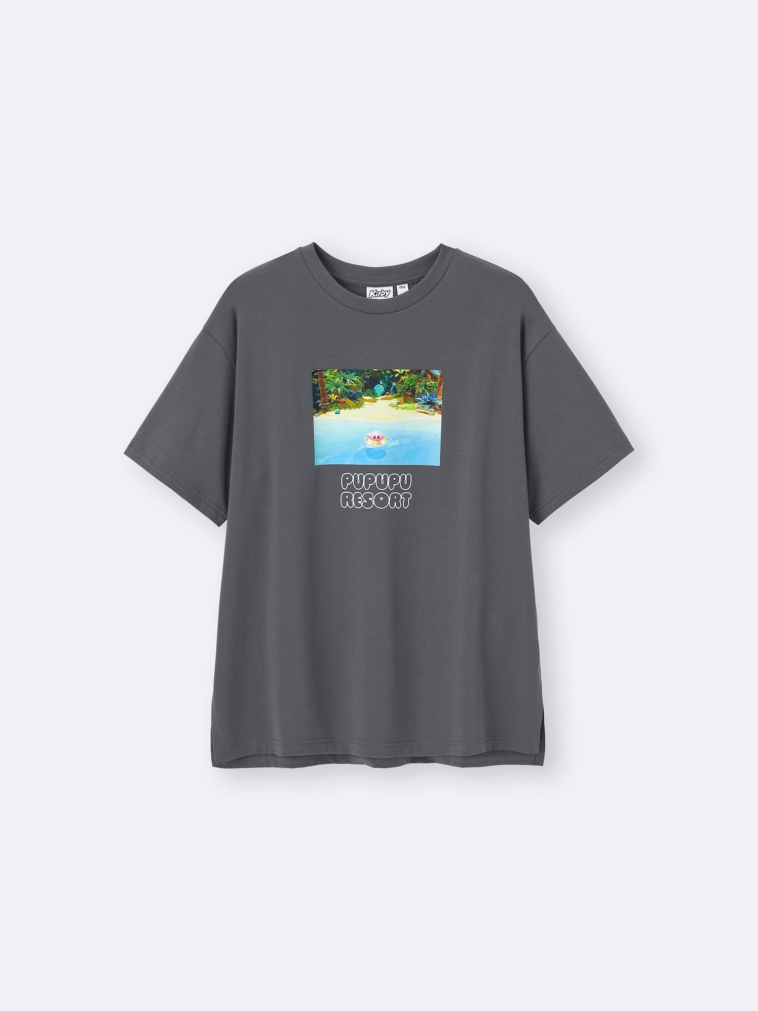 Kirby x GU Pupupu Resort - Women Graphic T-shirt (2 Colors) [Pre-Order May 2026]